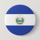 Flagge El Salvadors Button (Vorderseite)