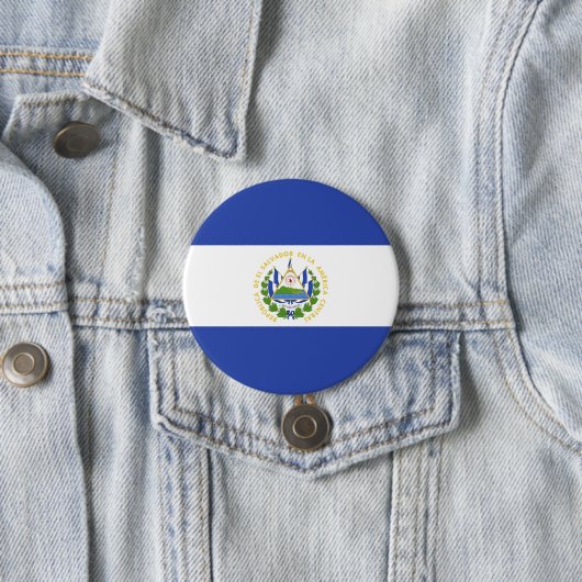 Flagge El Salvadors Button (Beispiel)
