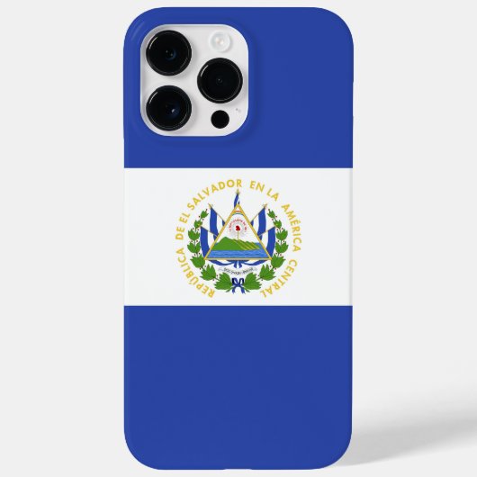 Flagge El Salvadors Case-Mate iPhone Hülle (Rückseite)