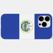 Flagge El Salvadors Case-Mate iPhone Hülle (Rückseite (Horizontal))