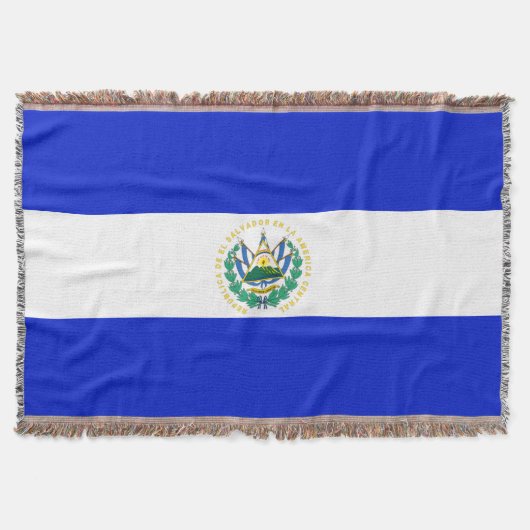 Flagge El Salvadors Decke (Vorderseite)
