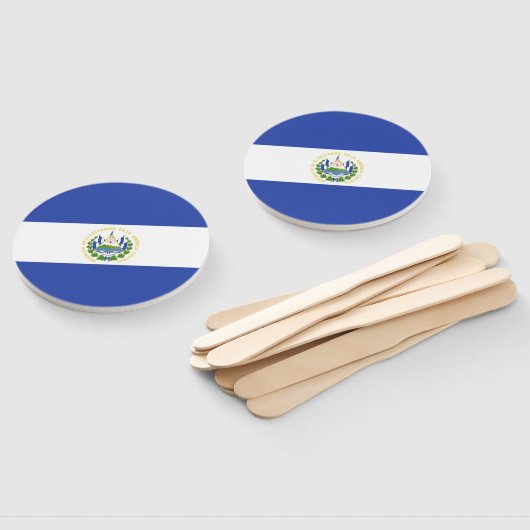 Flagge El Salvadors Fächer (Non-assembled)