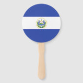 Flagge El Salvadors Fächer (Vorderseite)