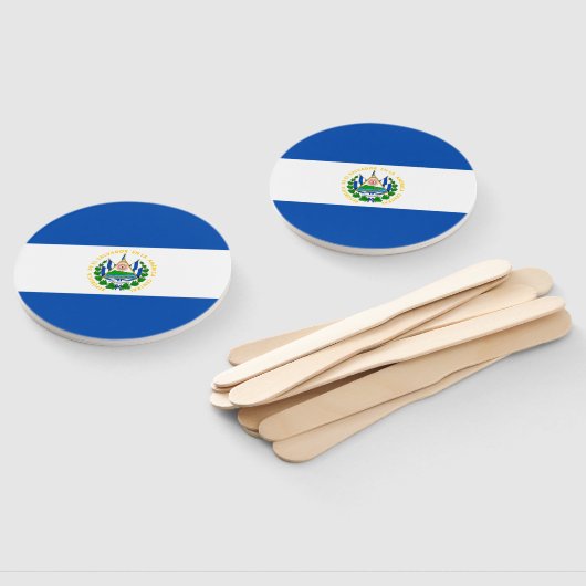 Flagge El Salvadors Fächer (Non-assembled)