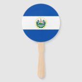 Flagge El Salvadors Fächer (Vorderseite)