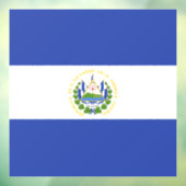 Flagge El Salvadors Fensteraufkleber (Blatt 3)