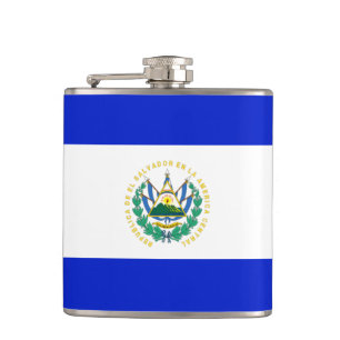 Flagge El Salvadors Flachmann