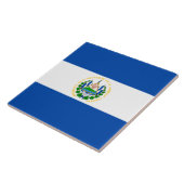 Flagge El Salvadors Fliese (Seite)