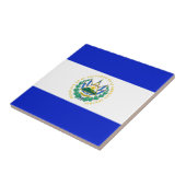 Flagge El Salvadors Fliese (Seite)
