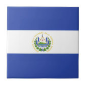 Flagge El Salvadors Fliese (Vorderseite)