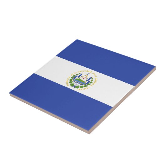 Flagge El Salvadors Fliese (Seite)