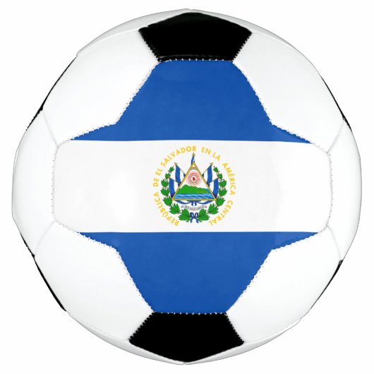 Flagge El Salvadors Fußball (Vorderseite)