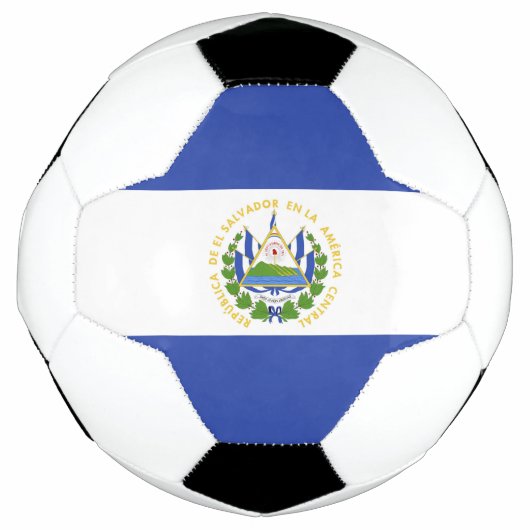 Flagge El Salvadors Fußball (Vorderseite)
