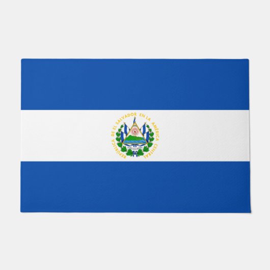 Flagge El Salvadors Fußmatte (Vorderseite)