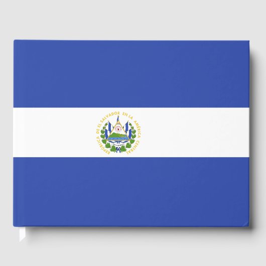 Flagge El Salvadors Gästebuch (Vorderseite)