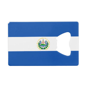 Flagge El Salvadors Geldbeutel Flaschenöffner