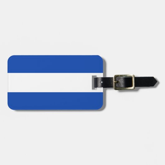 Flagge El Salvadors Gepäckanhänger (Vorderseite horizontal)