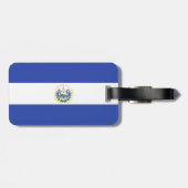 Flagge El Salvadors Gepäckanhänger (Rückseite horizontal)
