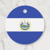 Flagge El Salvadors Geschenkanhänger (Vorderseite)