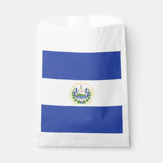 Flagge El Salvadors Geschenktütchen (Vorderseite)