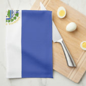 Flagge El Salvadors Geschirrtuch (Viertel Falte)