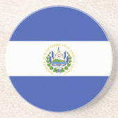 Flagge El Salvadors Getränkeuntersetzer (Vorne)
