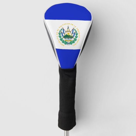 Flagge El Salvadors Golf Headcover (Vorderseite)