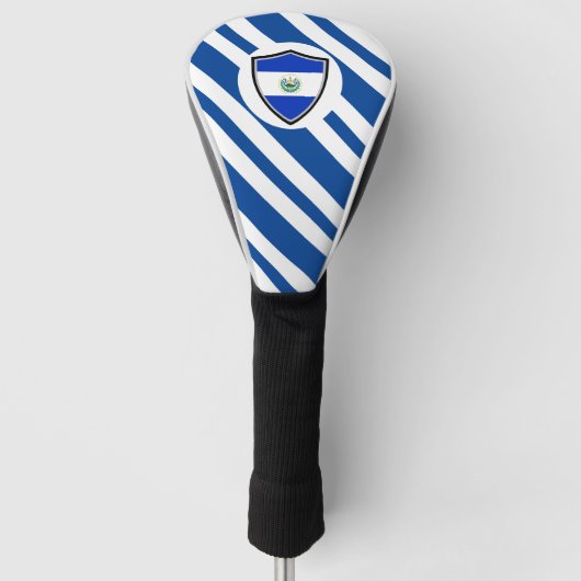 Flagge El Salvadors Golf Headcover (Vorderseite)