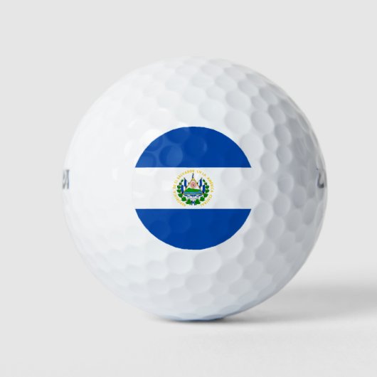 Flagge El Salvadors Golfball (Vorderseite)