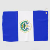 Flagge El Salvadors Golfhandtuch (Horizontal)