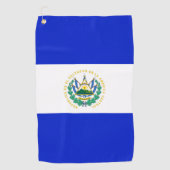 Flagge El Salvadors Golfhandtuch (Vorderseite)