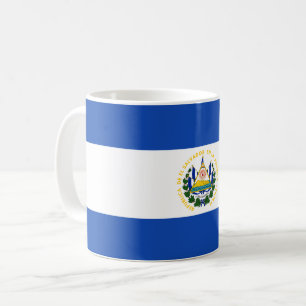 Flagge El Salvadors Kaffeetasse