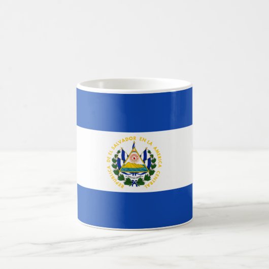 Flagge El Salvadors Kaffeetasse (Mittel)