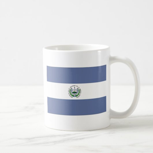 Flagge El Salvadors Kaffeetasse (Rechts)