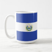 Flagge El Salvadors Kaffeetasse (Links)