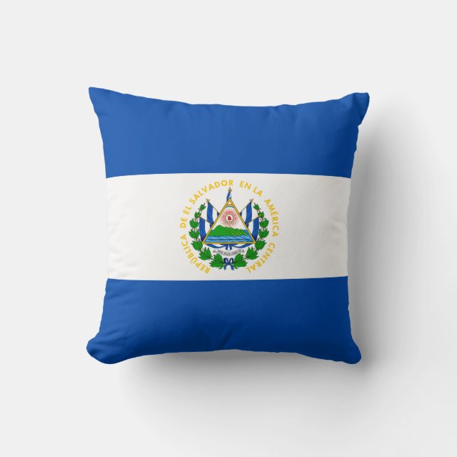 Flagge El Salvadors Kissen (Vorderseite)