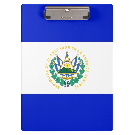 Flagge El Salvadors Klemmbrett (Vorderseite)