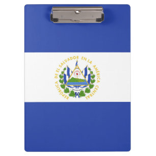 Flagge El Salvadors Klemmbrett