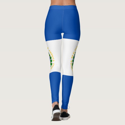 Flagge El Salvadors Leggings (Rückseite)