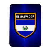 Flagge El Salvadors Magnet (Vertikal)