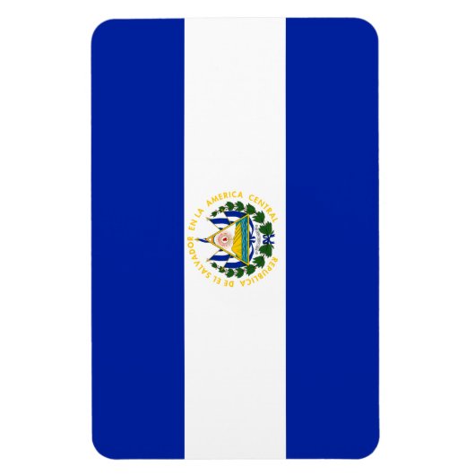 Flagge El Salvadors Magnet (Vertikal)
