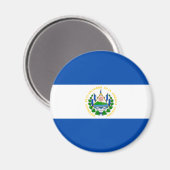 Flagge El Salvadors Magnet (Vorderseite/Rückseite)