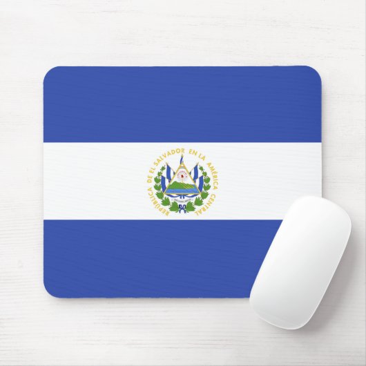 Flagge El Salvadors Mousepad (Mit Mouse)