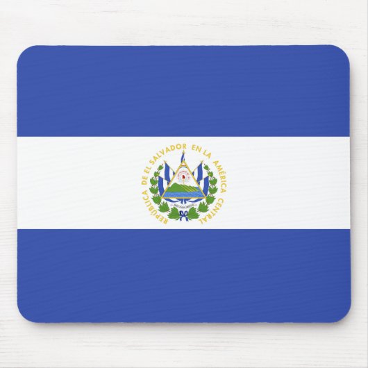 Flagge El Salvadors Mousepad (Vorne)