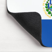 Flagge El Salvadors Mousepad (Ecke)
