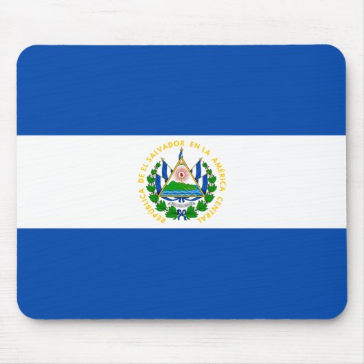 Flagge El Salvadors Mousepad (Vorne)