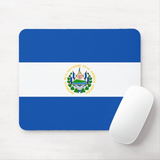 Flagge El Salvadors Mousepad (Mit Mouse)