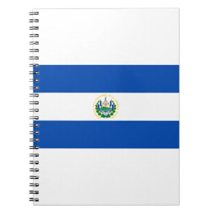 Flagge El Salvadors Notizblock