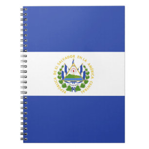 Flagge El Salvadors Notizblock