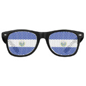 Flagge El Salvadors Partybrille (Vorderseite)